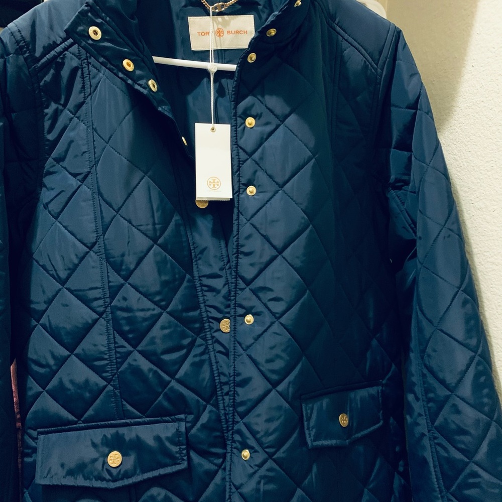 NWOT Navy Tory Burch Jacket for winter